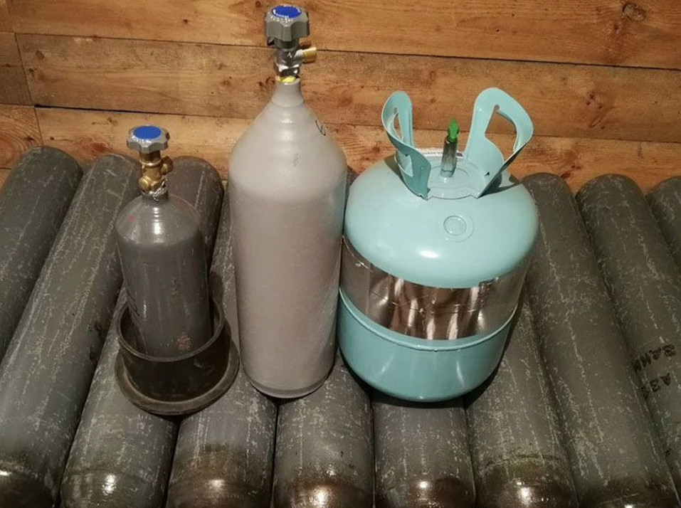 Заправить пустой баллон закиси азота